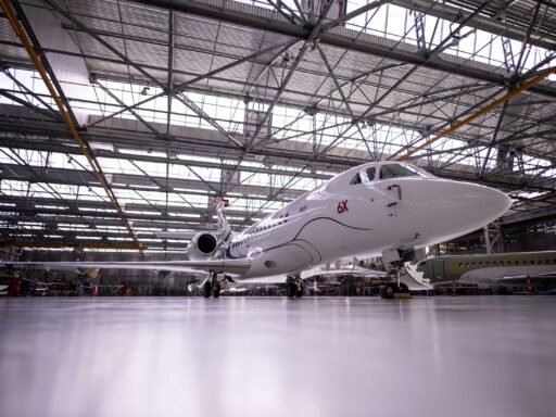 Dassault Falcon 6X roll-out
