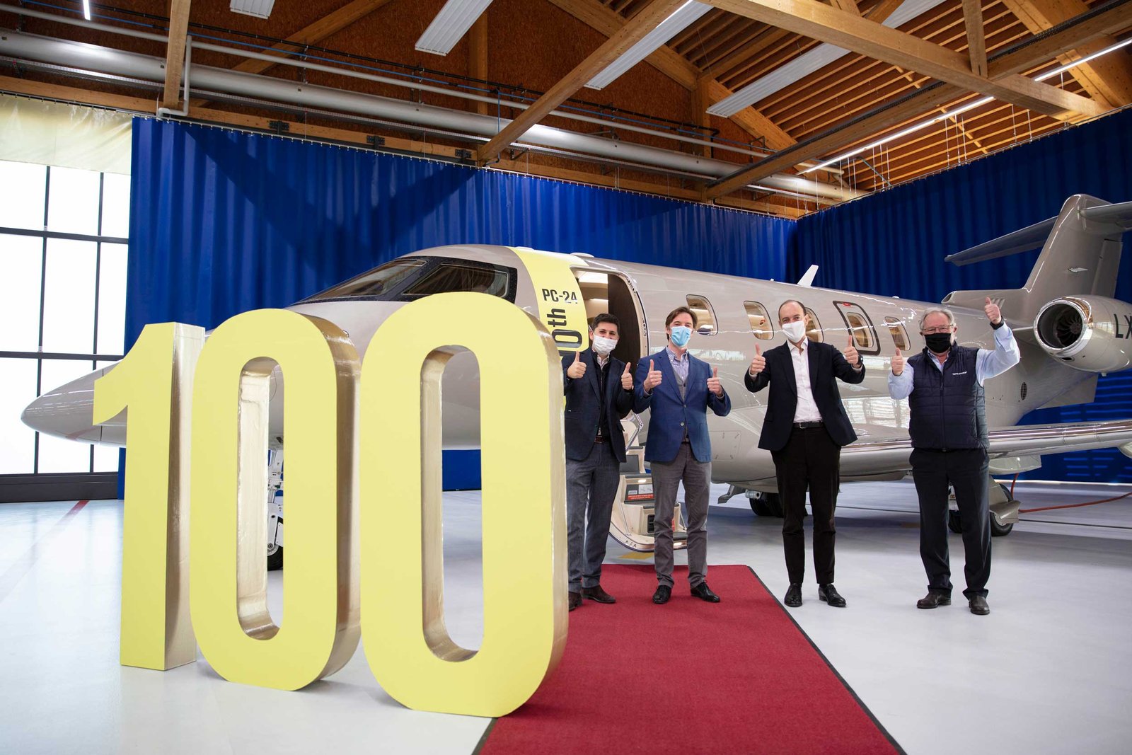 Pilatus PC-24 100th delivery to Jetfly