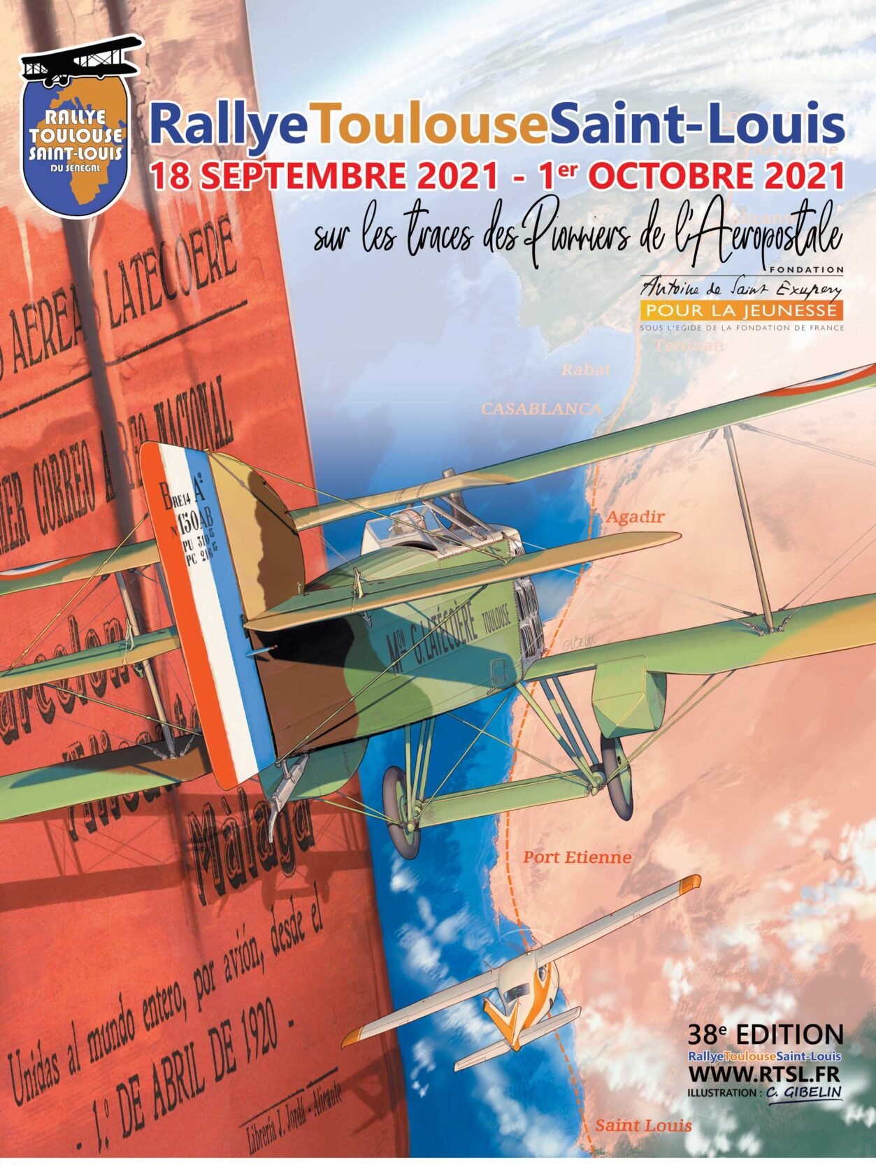 Rallye Toulouse Senegal 2021 poster