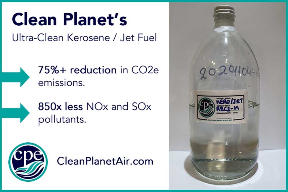 Clean Planet jet fuel