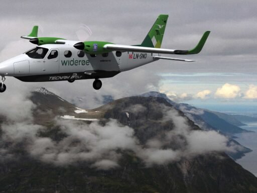 Tecnam electric P2012 Rolls-Royce Norway Wideroe