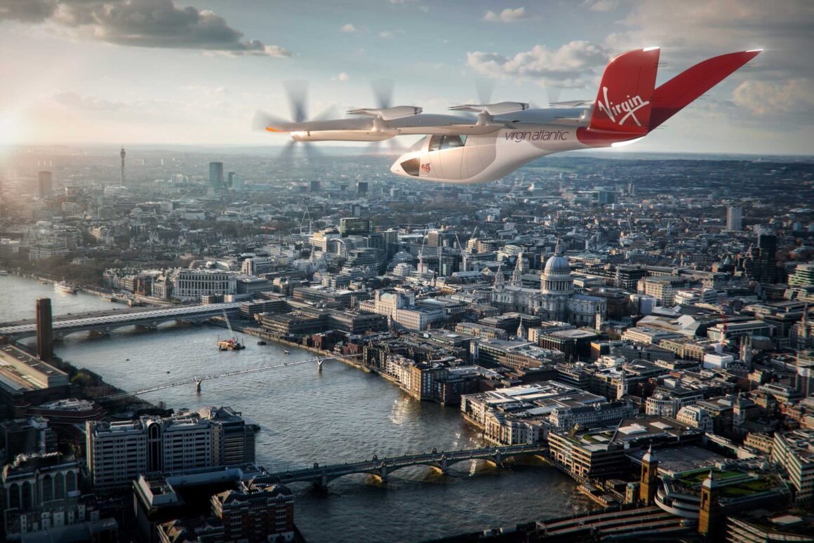Virgin Atlantic Vertical Aerospace air taxi eVTOL