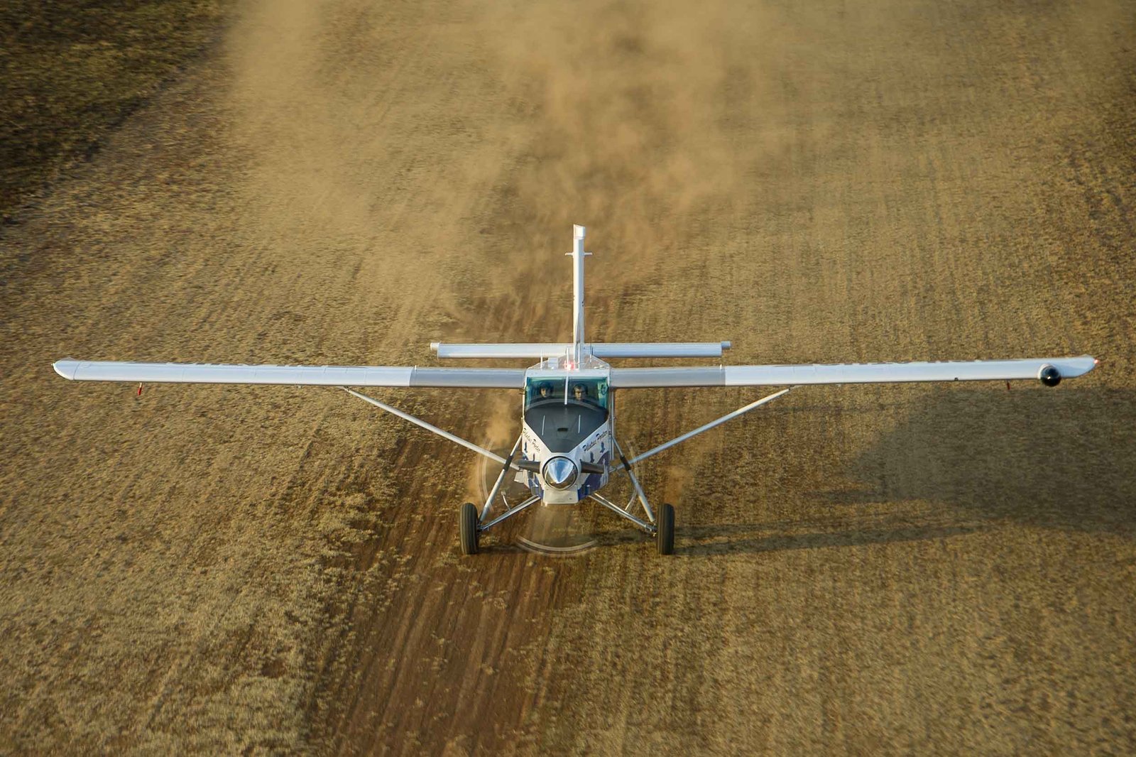 Landing on dirt in South Africa