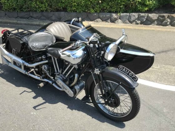1936 Brough SS100 outfit