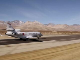 Falcon 8X Death Valley