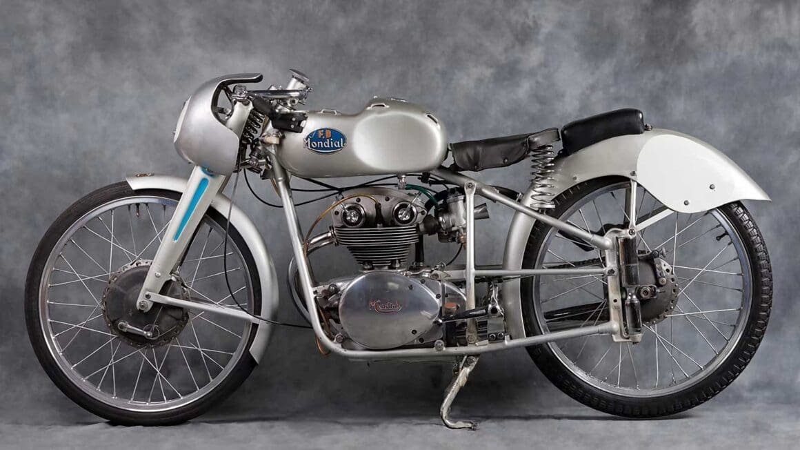 1952 Mondial 125 Monoalbero GP in original unrestored condition, as raced by factory riders and privateers