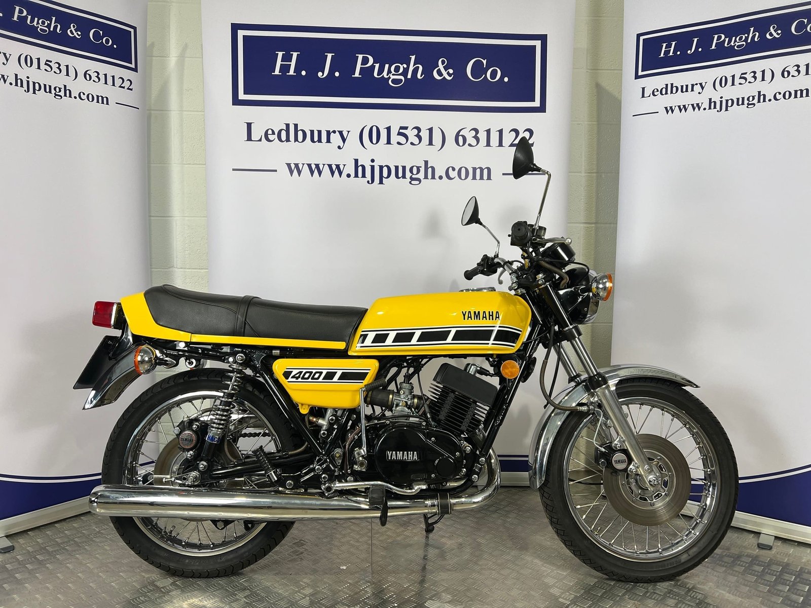 1977 Yamaha RD400 for sale at H J Pugh auction 1 June 2024
