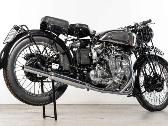 1936 Olympia Motorcycle Show, Factory display machine, 1936 Vincent HRD 998cc Series-A Rapide