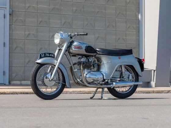Triumph T21 350cc first unit construction