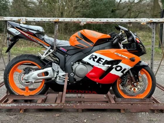Honda Fireblade brand new in a crate
