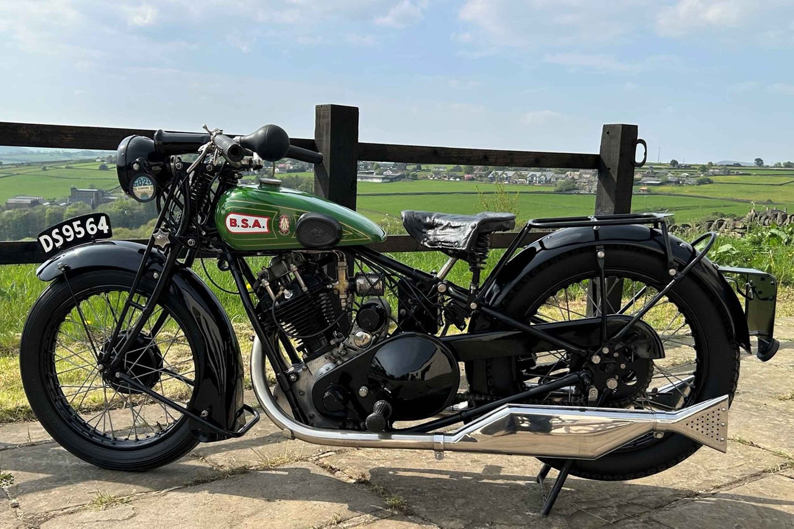 1928 BSA Sloper classic motorcycle