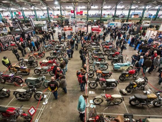 Stafford classic motorcycle mechanic show