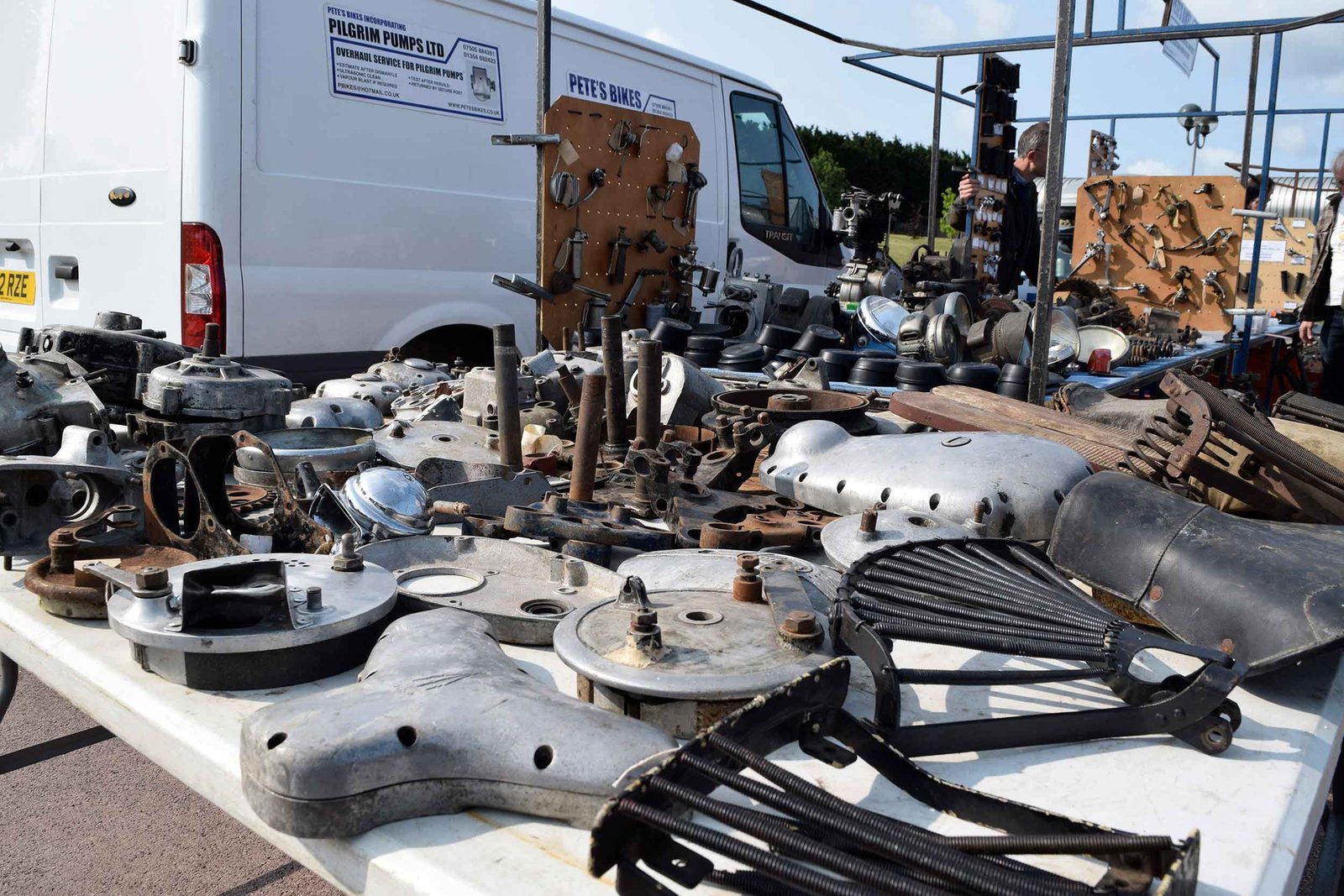 The autojumble is an important part of the Banbury Run