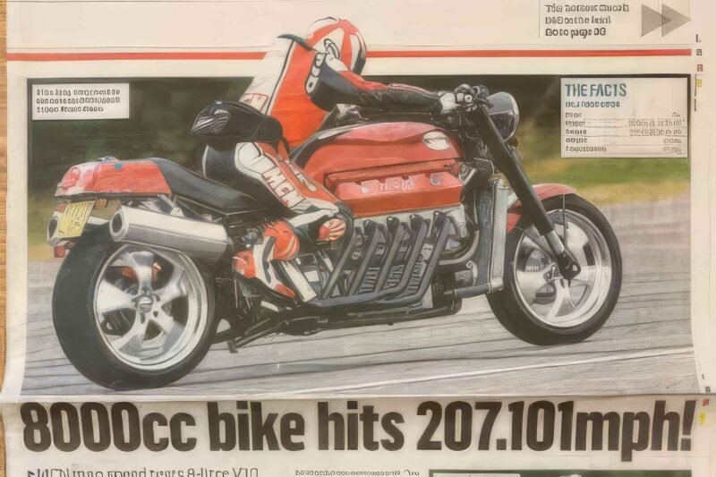 MCN test of Millyard's Viper V10 at Bruntingthorpe