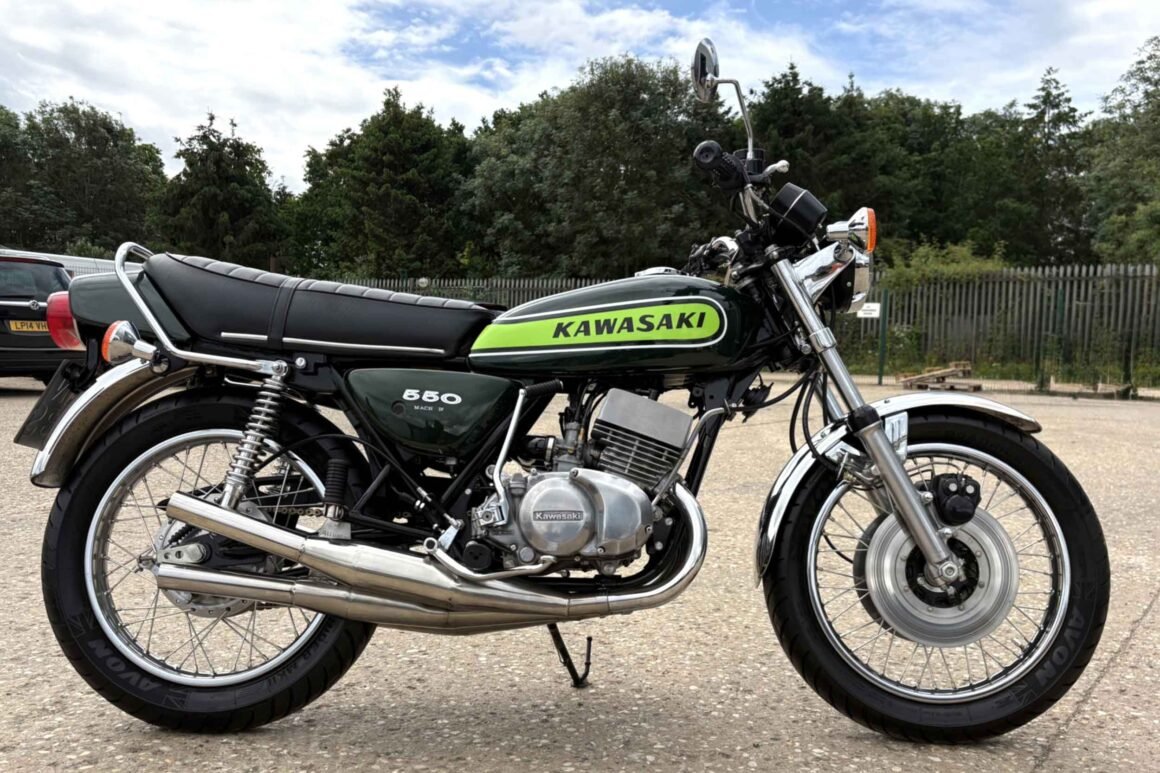 Allen Millyard's 550cc Kawasaki 'four'